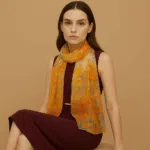 Ethereal Forest %100 Doğal Mulberry İpek Şifon Şal