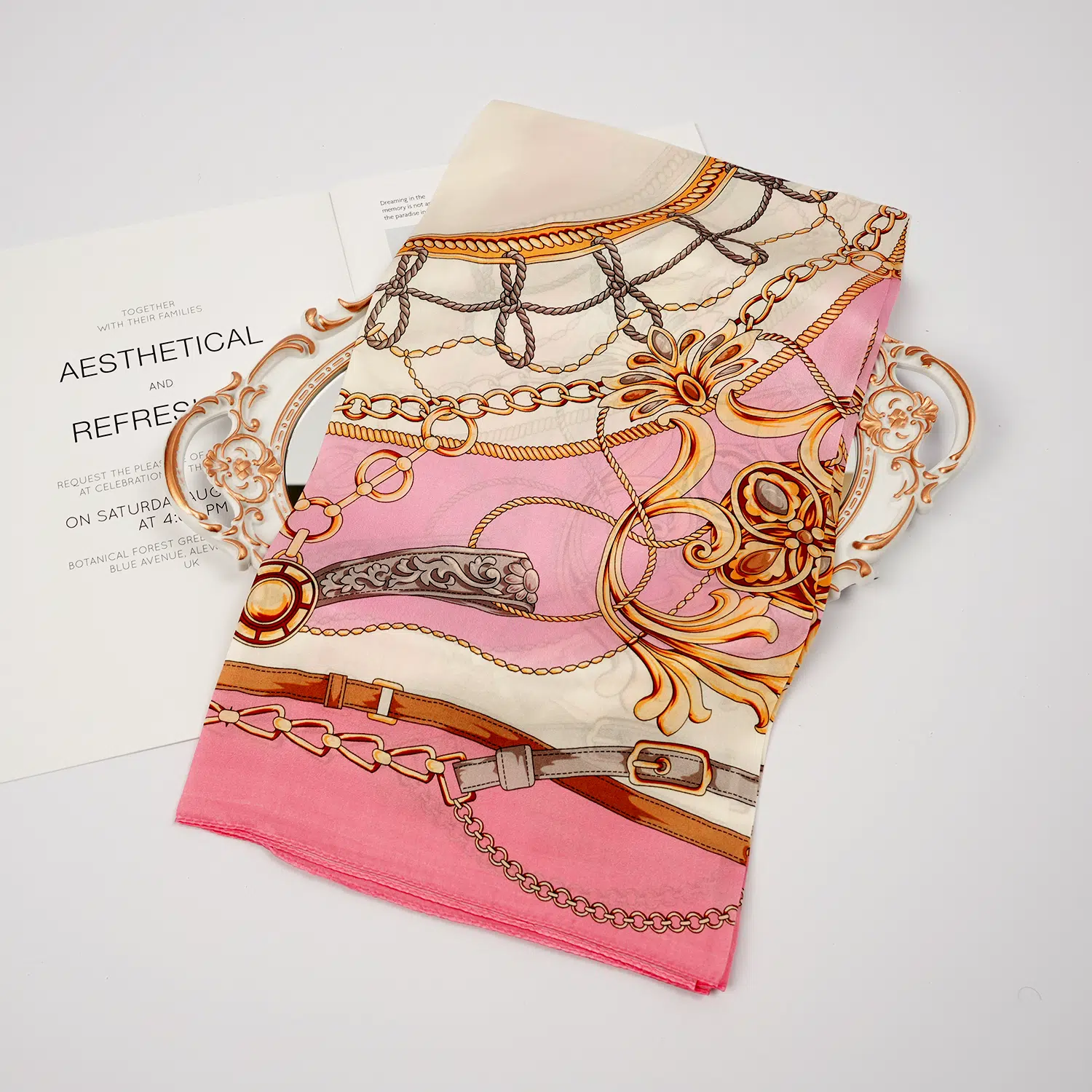 Juliette %100 Mulberry İpek Eşarp – 90x90 Premium Eşarp