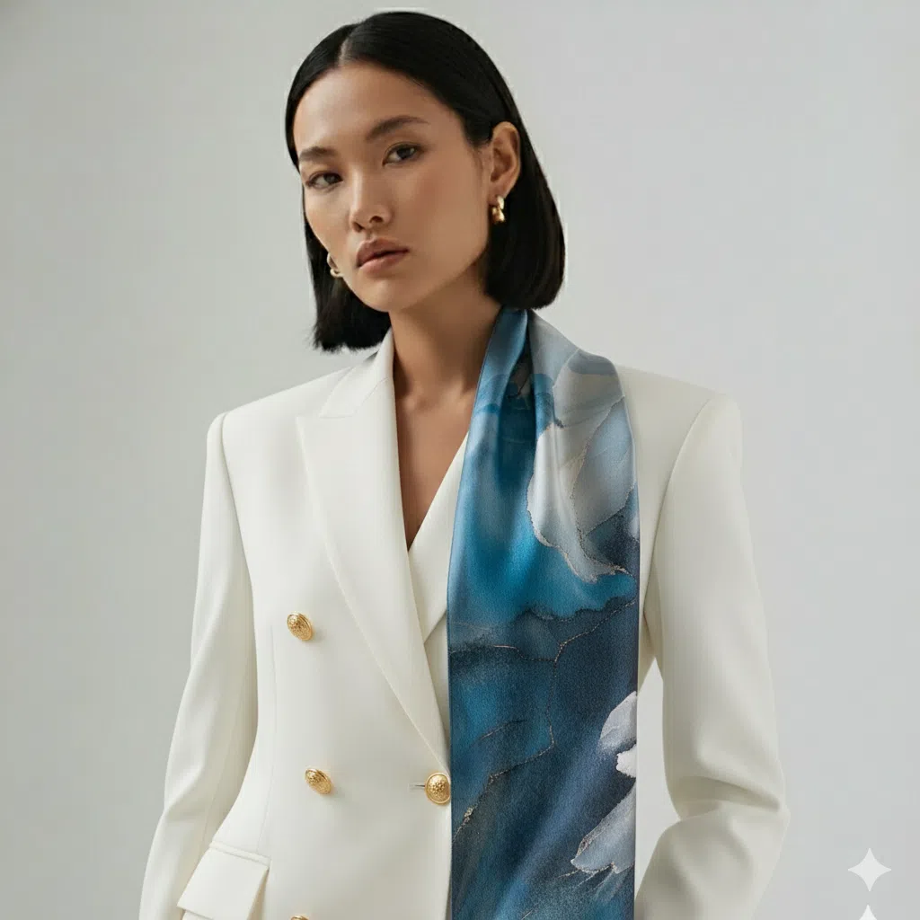 Daphne %100 Doğal Mulberry İpek Şal