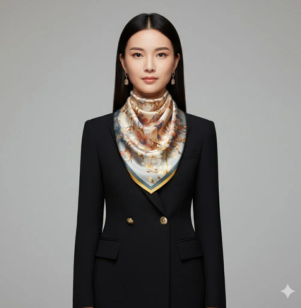 Seraphine %100 Doğal Mulberry İpek Eşarp