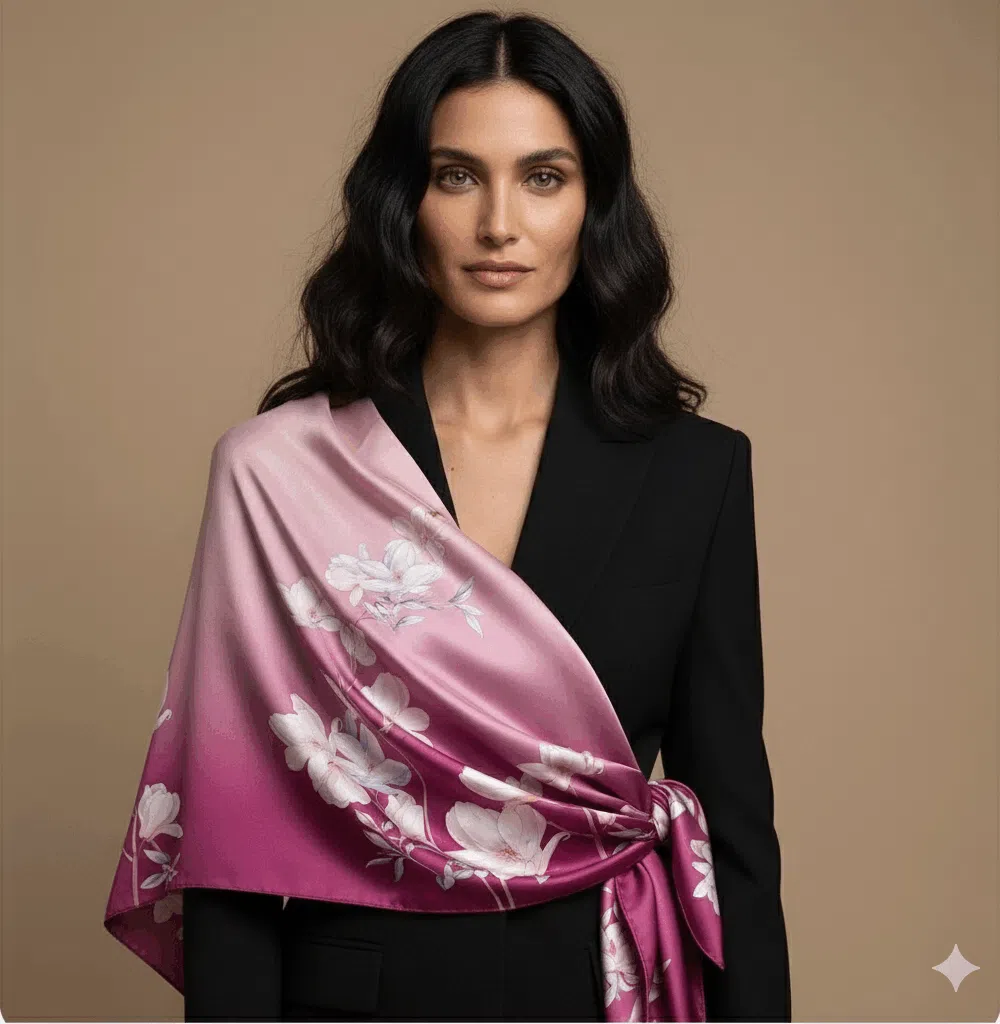 Elodie %100 Doğal Mulberry İpek Şal