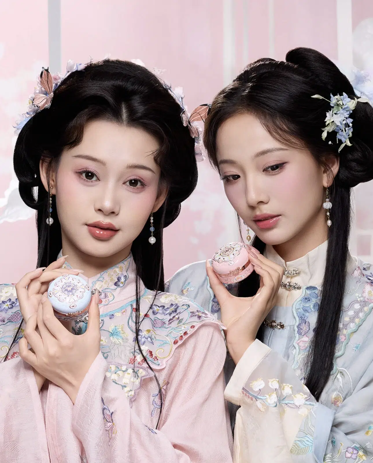 Flower Knows Butterfly Cloud Collar Rouge Box Allık